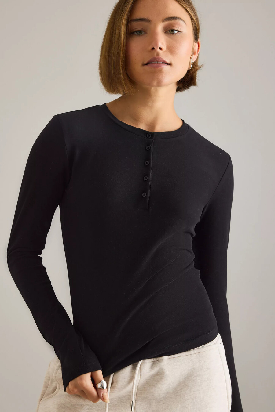 tala 365 core cotton henley top