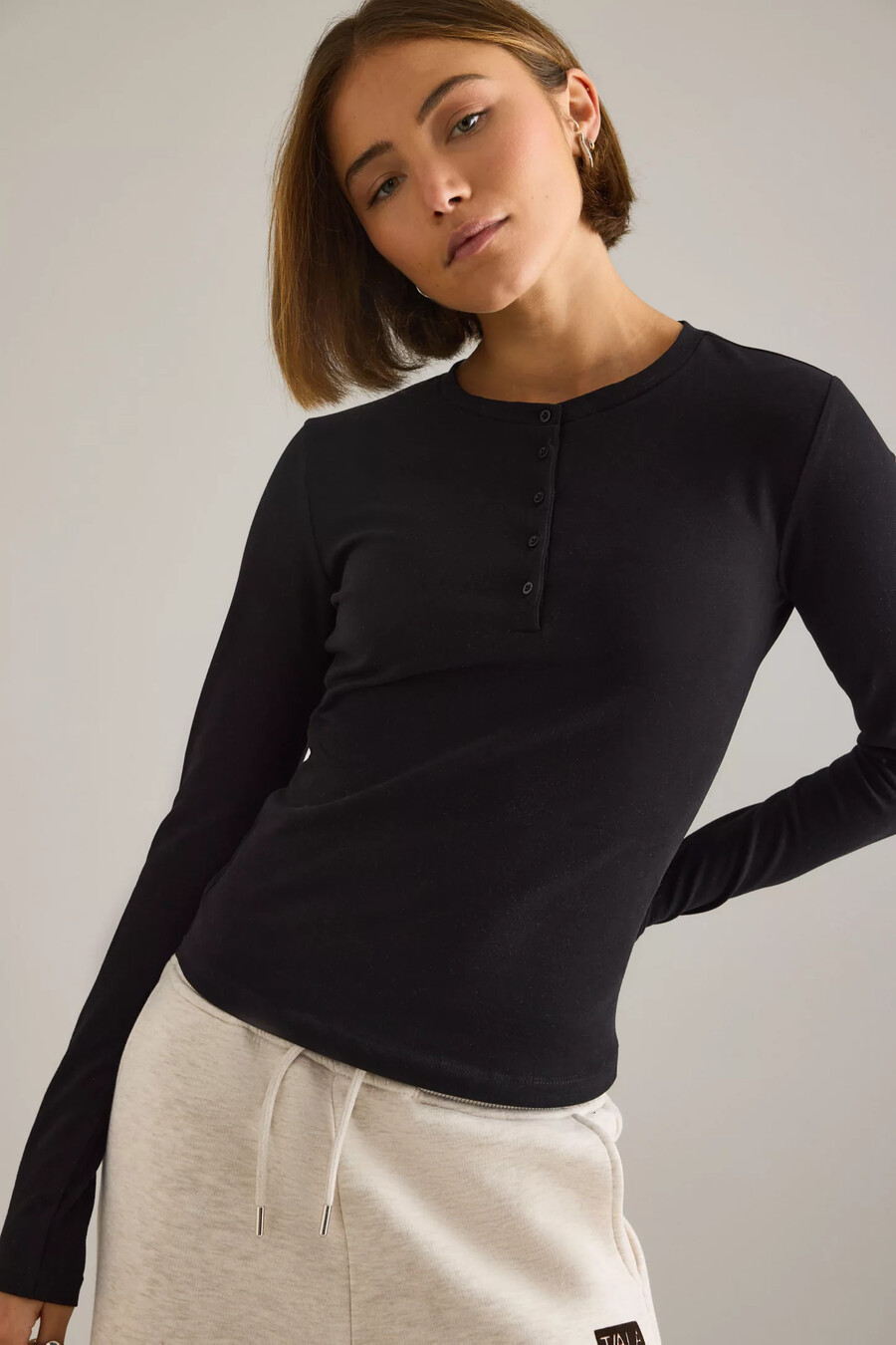 tala 365 core cotton henley top