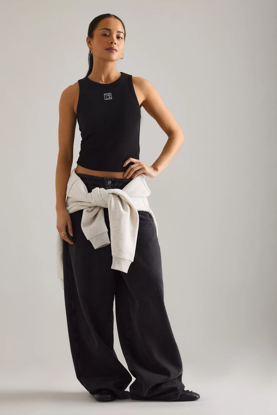 tala 365 logo rib racer tanktop