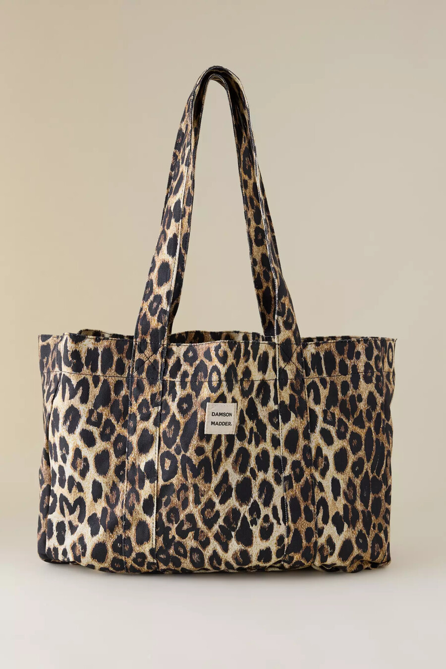 damson madder leopard tragetasche