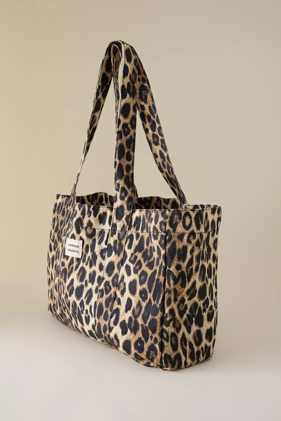 damson madder leopard tragetasche