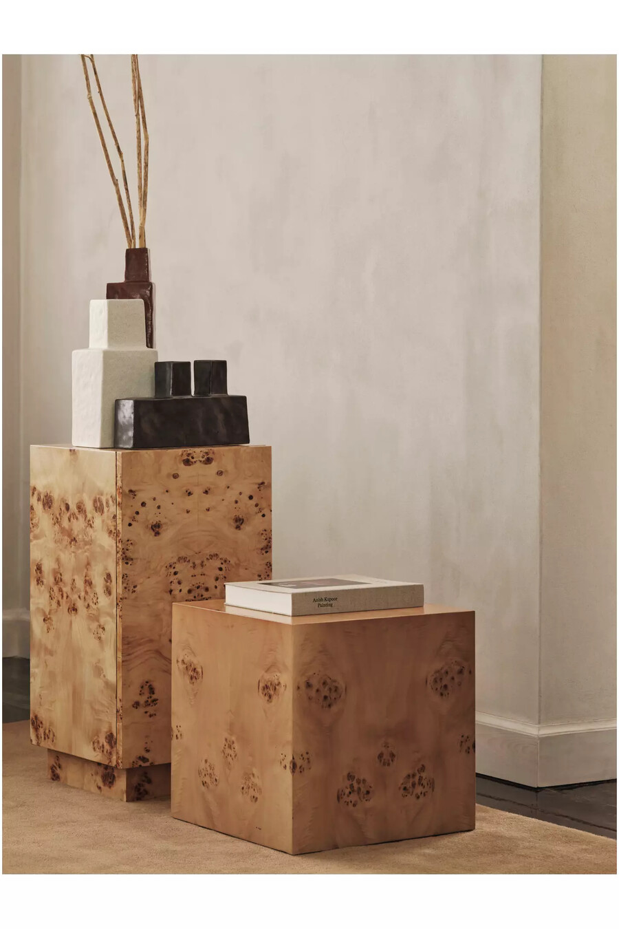 ferm living beistelltisch aus wurzelholz