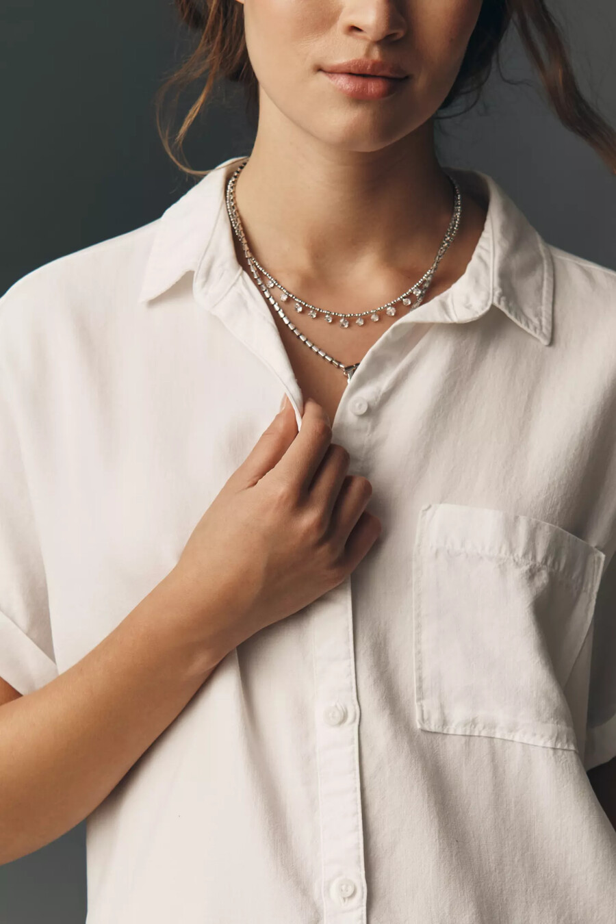 cloth stone breezy buttondown-hemd