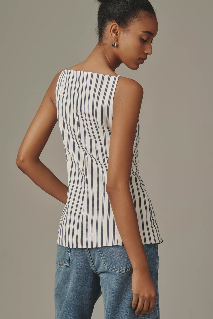 maeve tanktop mit knopfleiste