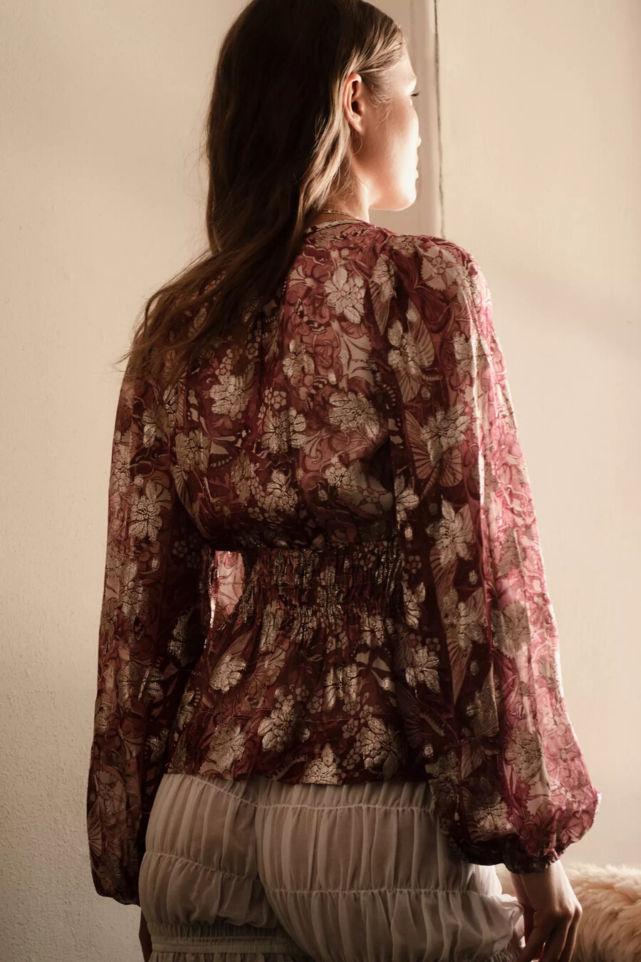 die somerset chiffonbluse