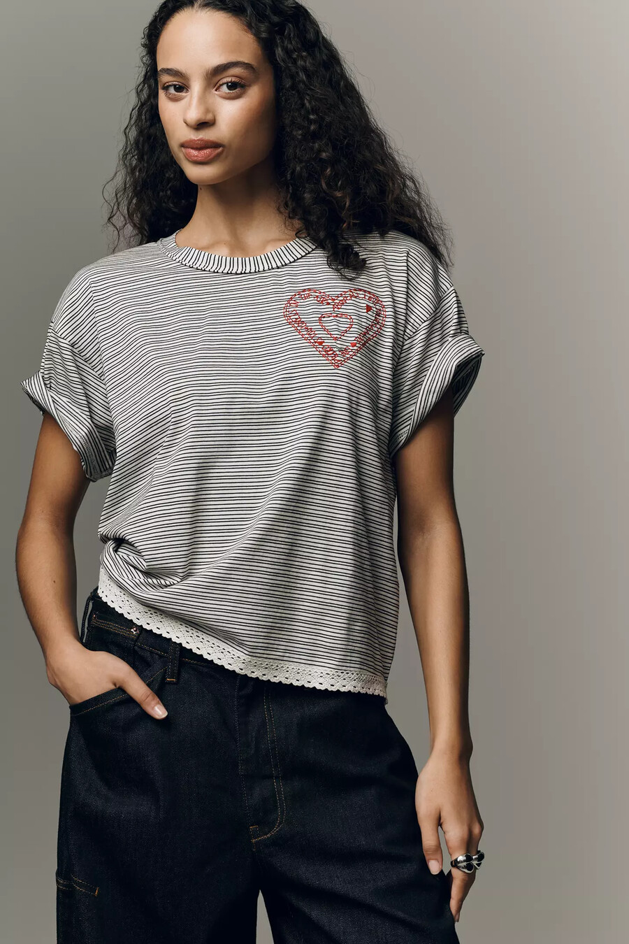 pilcro yours truly grafik-t-shirt