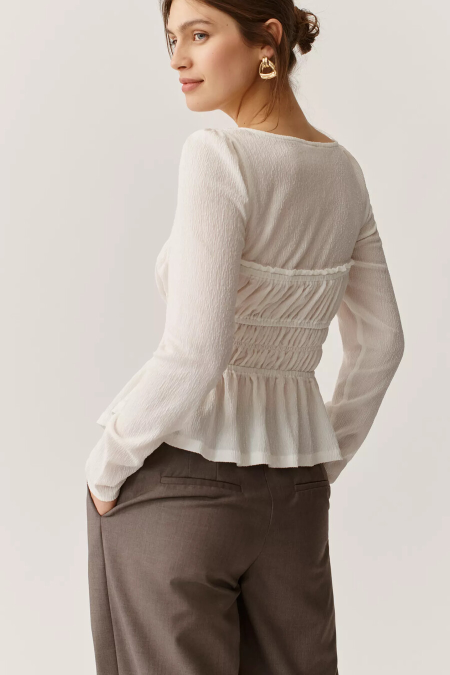 maeve langarm-smocktop