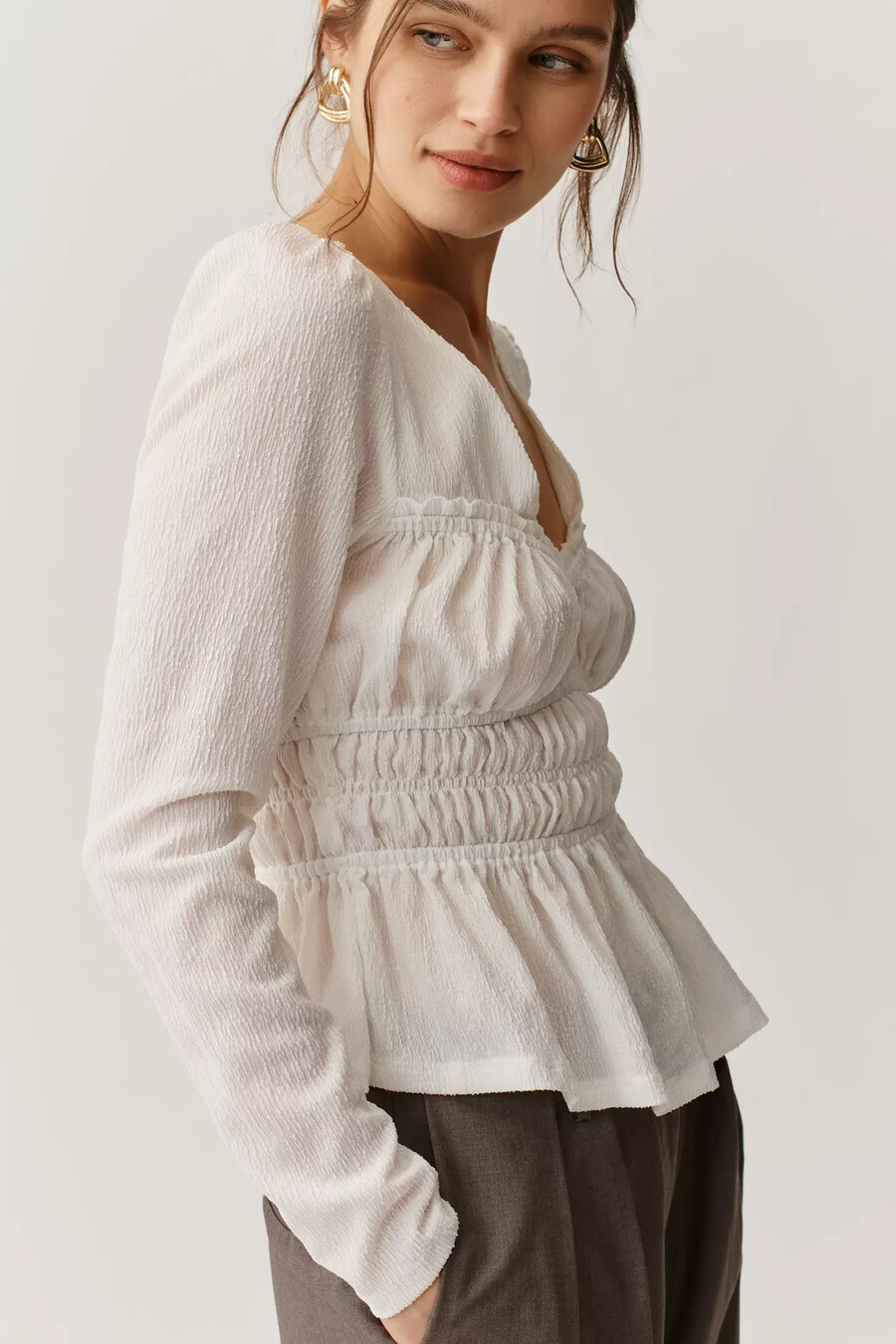 maeve langarm-smocktop