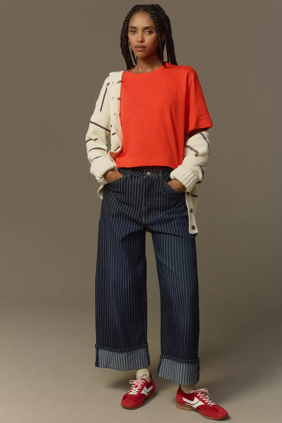 das corey kurzarm-boxy-t-shirt von maeve