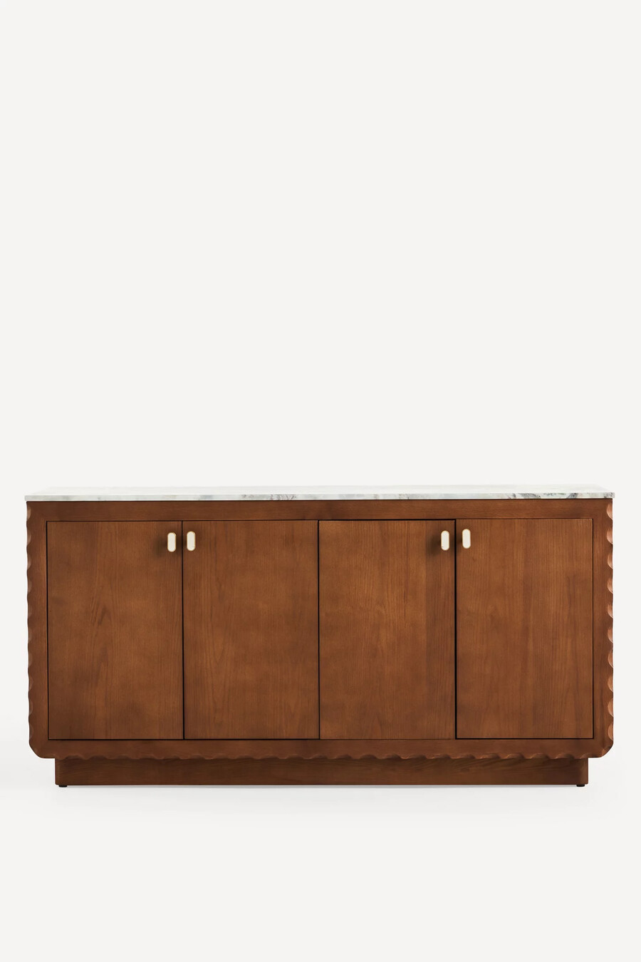 brentley rechteckiges sideboard mit marmorplatte
