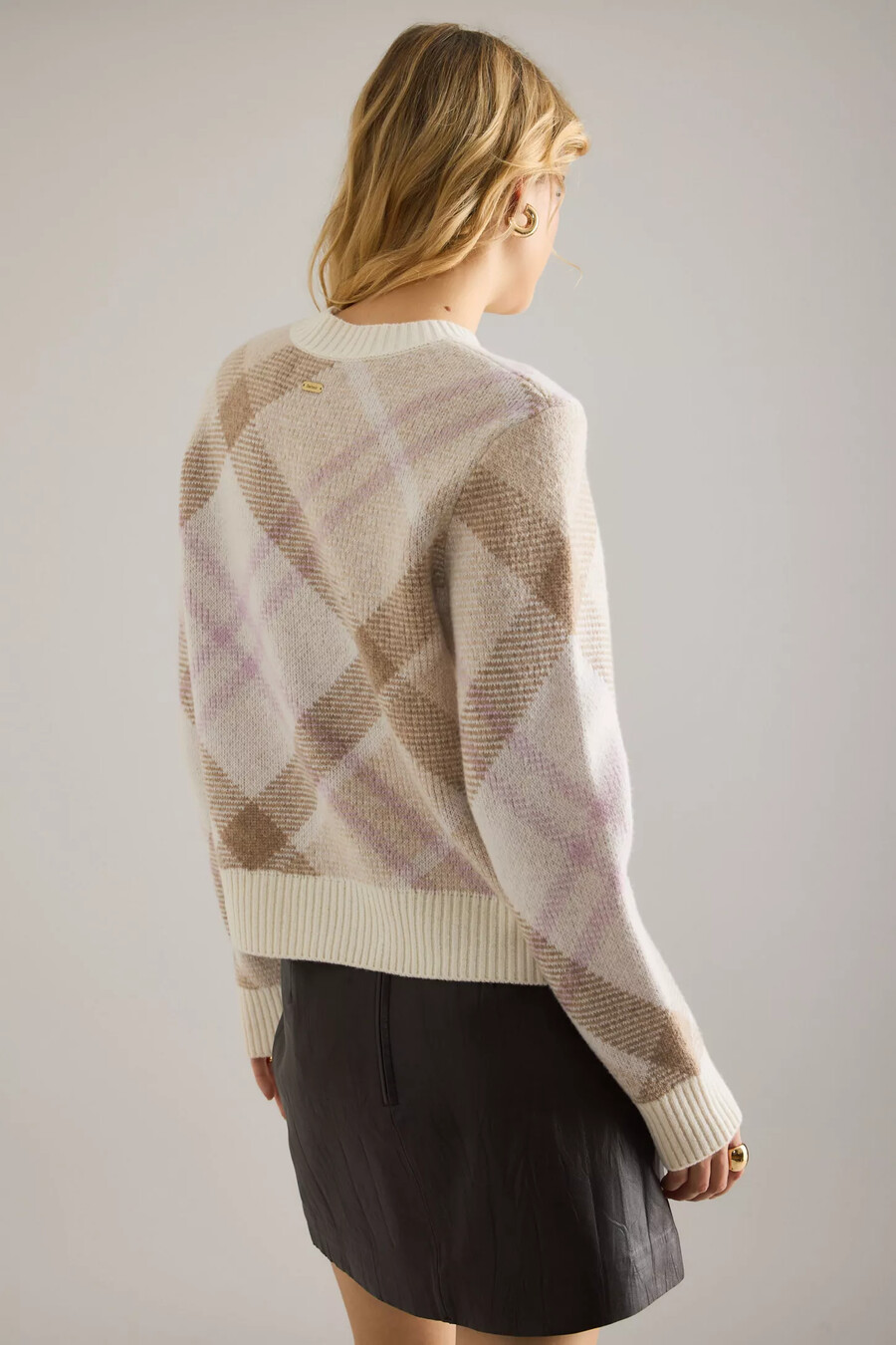barbour sara wollpullover mit rundhalsausschnitt