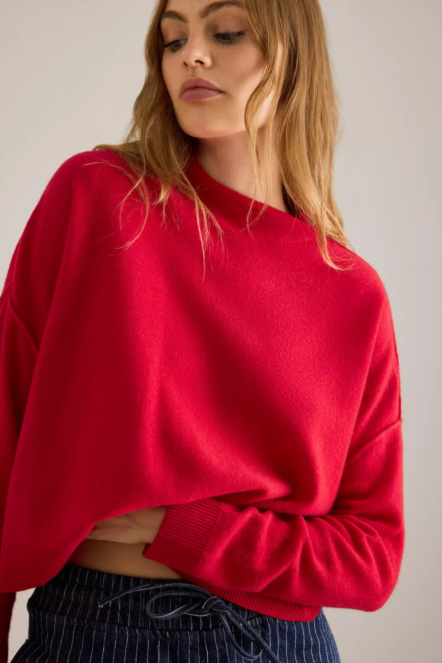 alani kaschmirpullover mit stehkragen pullover