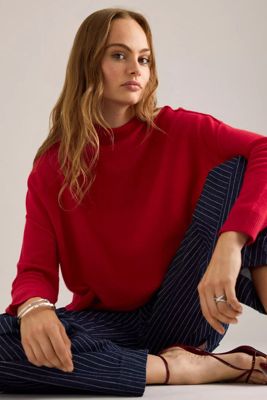 alani kaschmirpullover mit stehkragen pullover