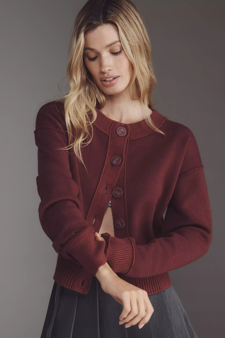 maeve kompakt-strickjacke