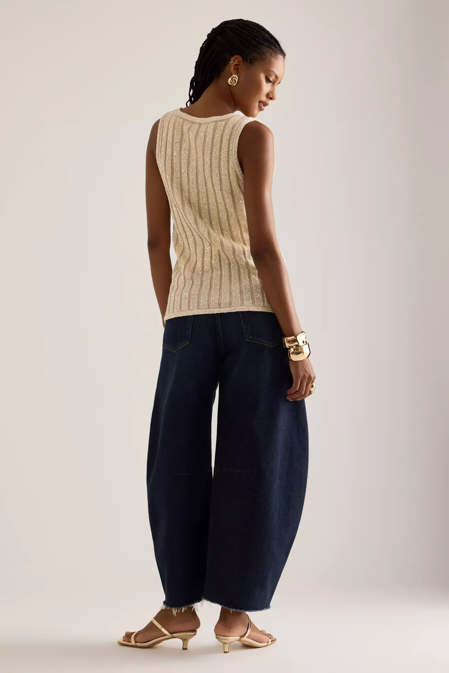 pailletten-tanktop von anthropologie