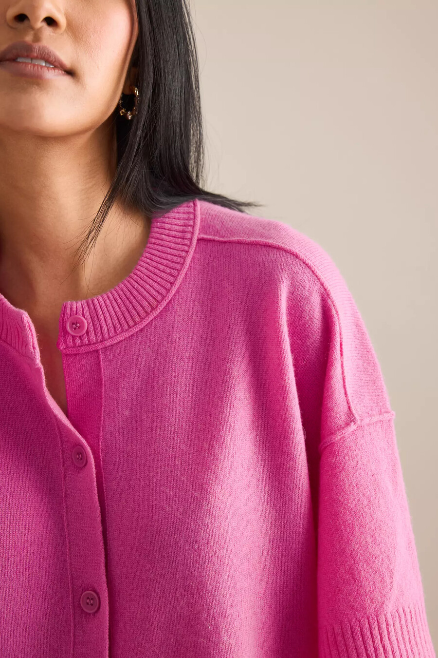 der goldie kaschmirpullover mit rundhalsausschnitt cardigan-edition