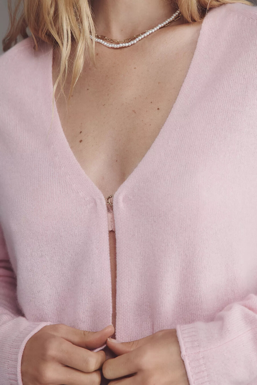 maeve kaschmir-cardigan mit einem knopf