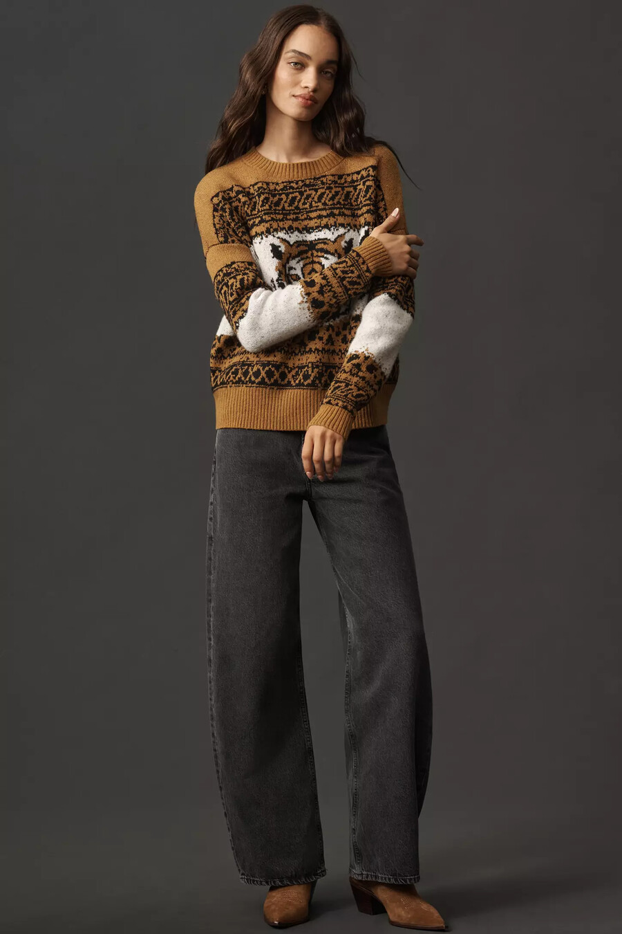 pilcro tiger icon wollmischung pullover