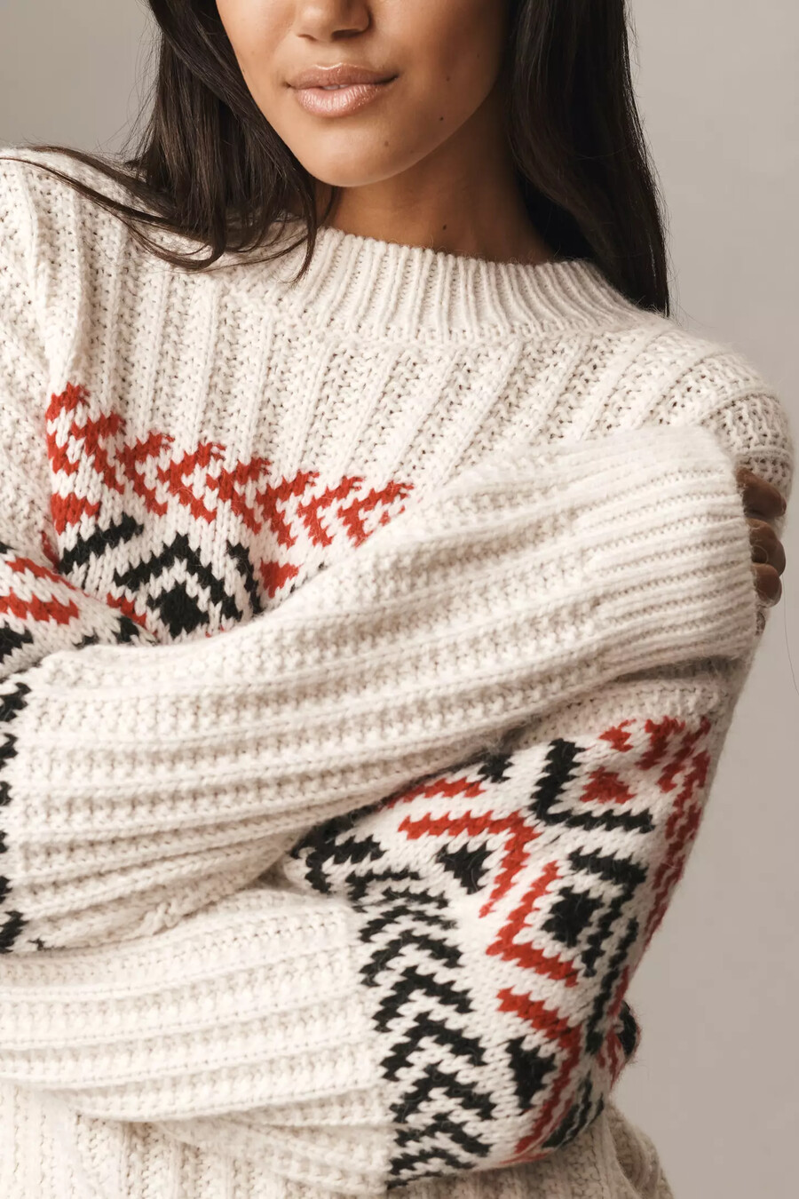 sanctuary intarsia jumper