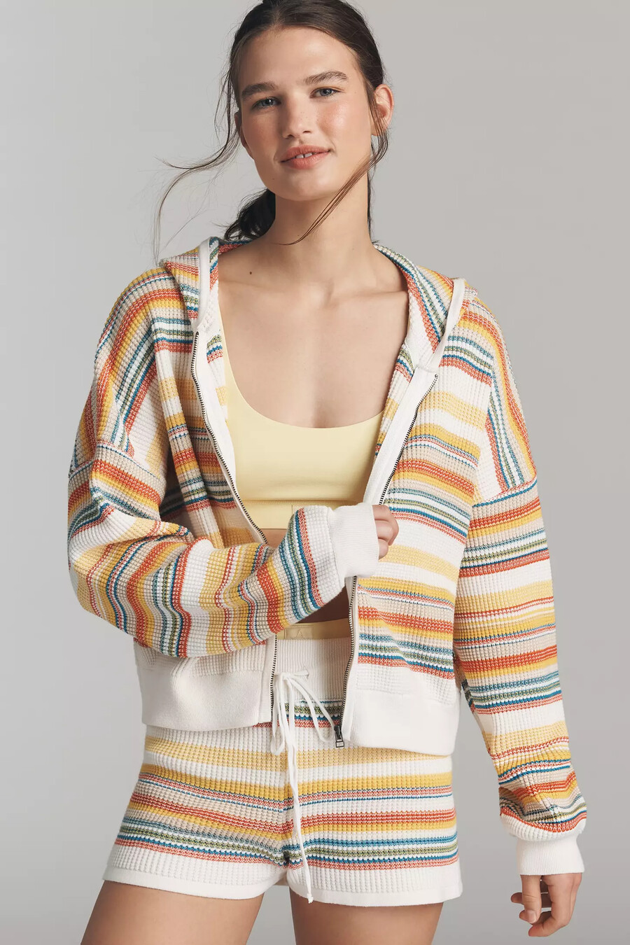 thermostrickjacke mit reißverschluss für den täglichen gebrauch