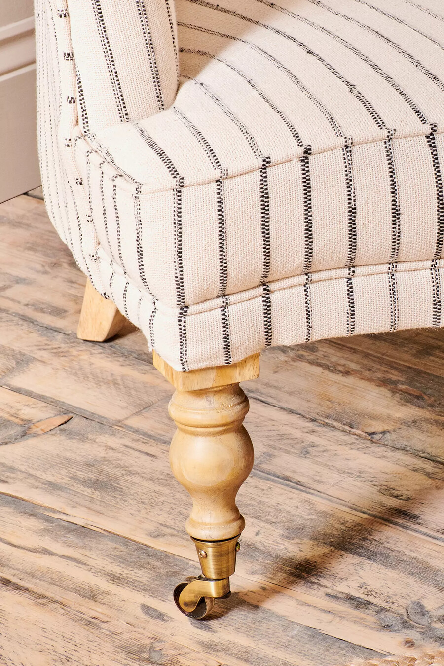 nkuku sanja stripe armchair