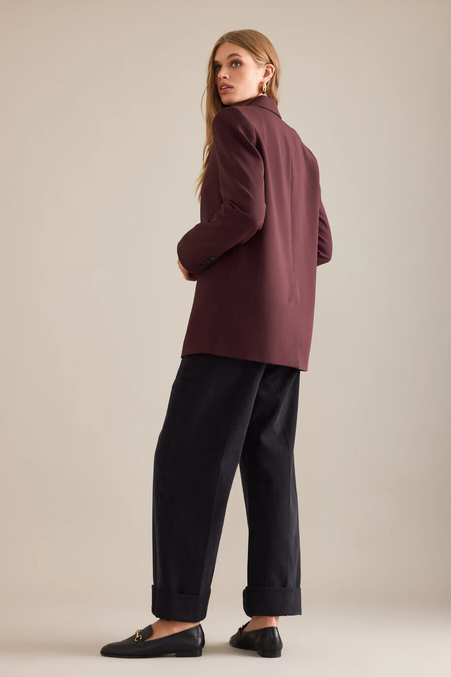 ausgewählter rita oversized blazer