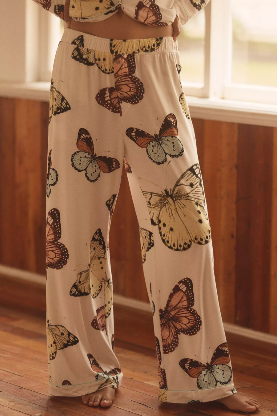 die pyjamahose mit briar-paspelierung