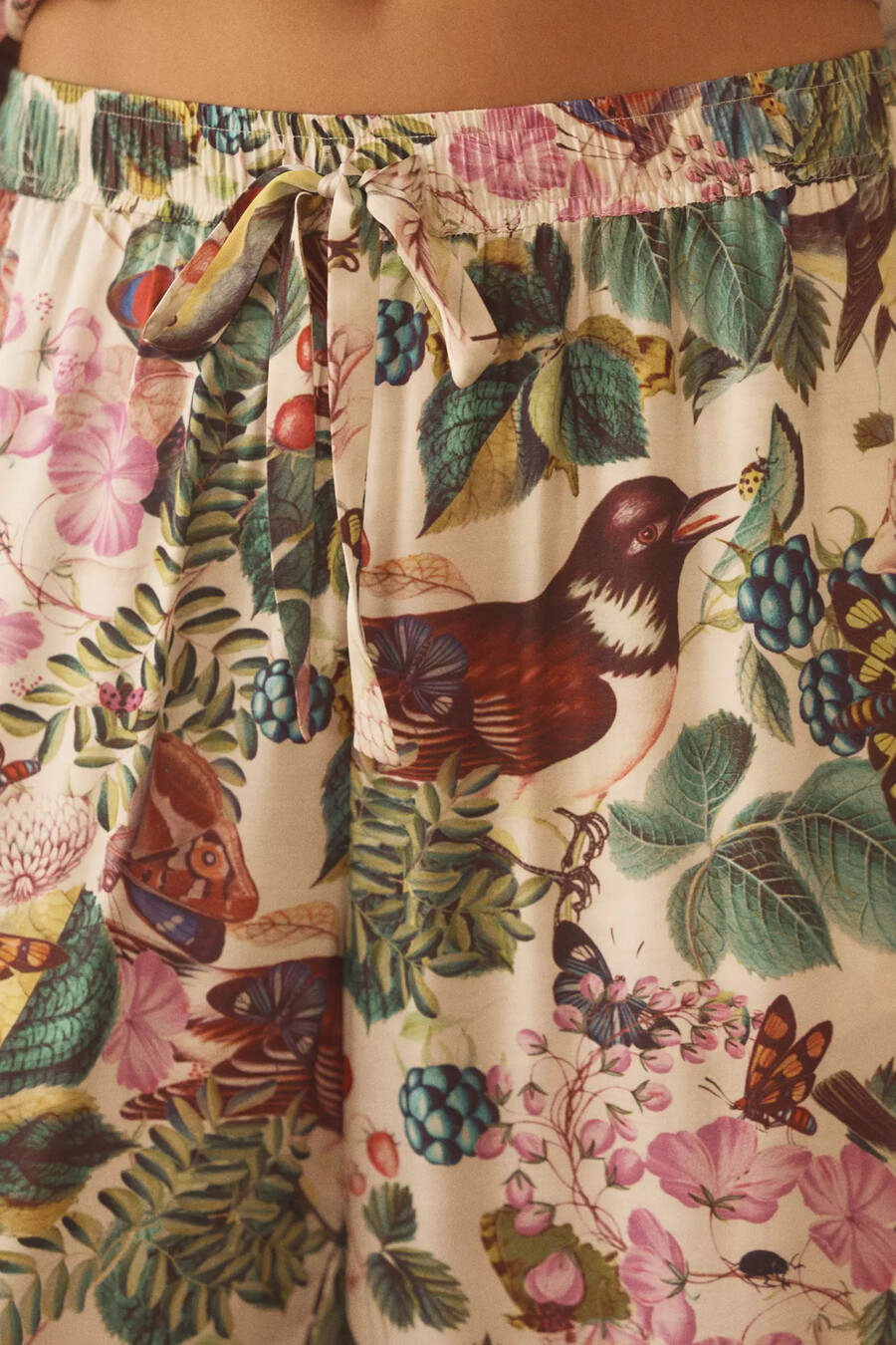 seidige pyjamahosen von anthropologie