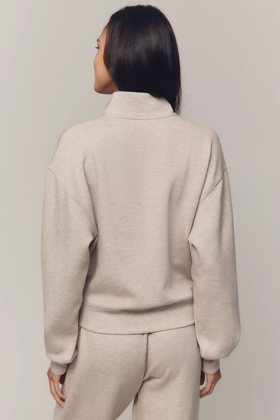 sweatshirt mit halbem reißverschluss für das tägliche training