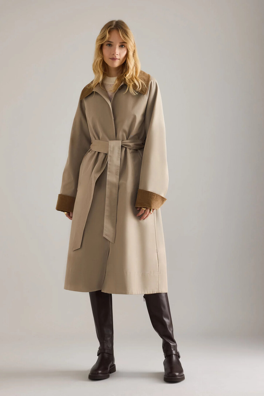 barbour reagan wasserfester trenchcoat