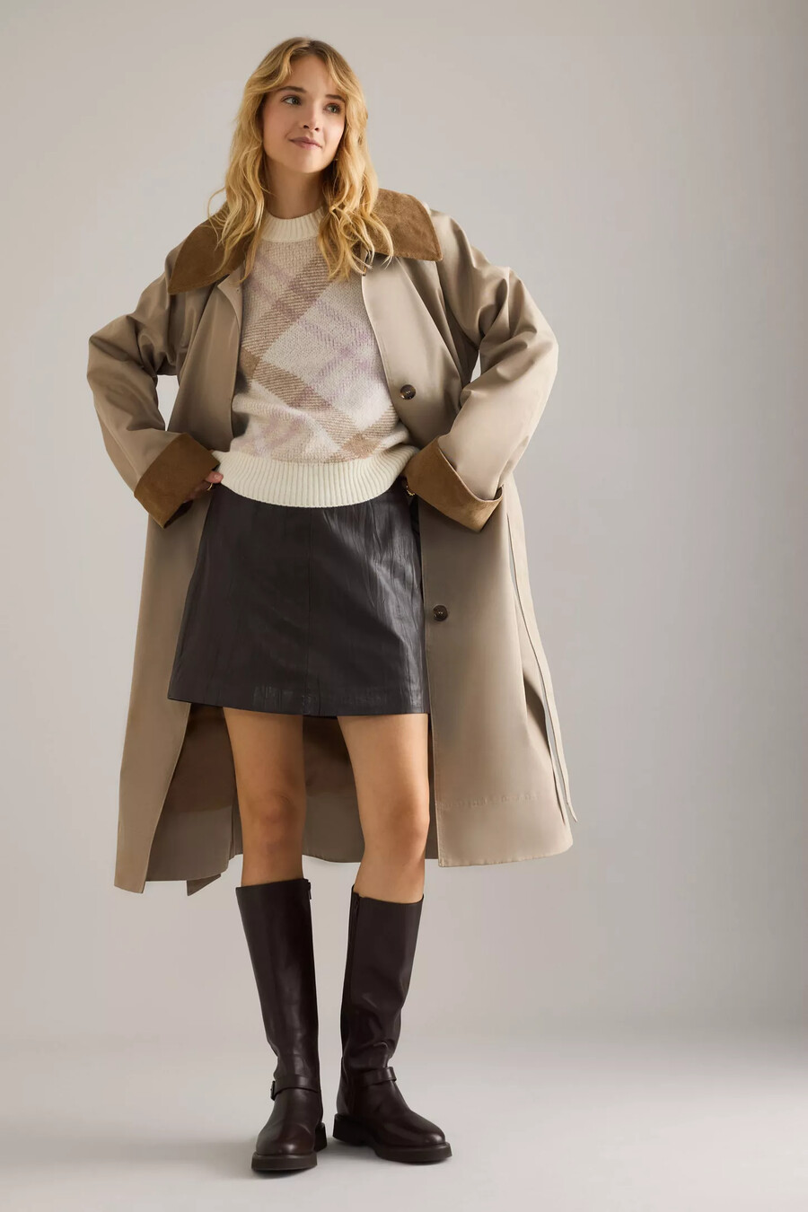 barbour reagan wasserfester trenchcoat