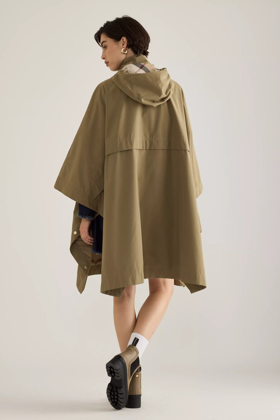 barbour everlee regenfester umhang