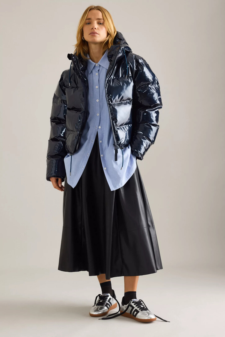 rains alta wasserdichte kurze steppjacke
