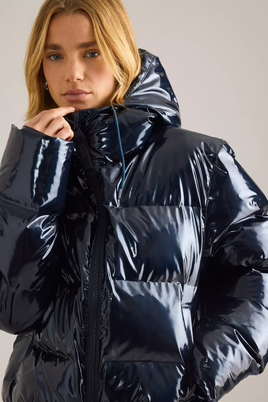 rains alta wasserdichte kurze steppjacke