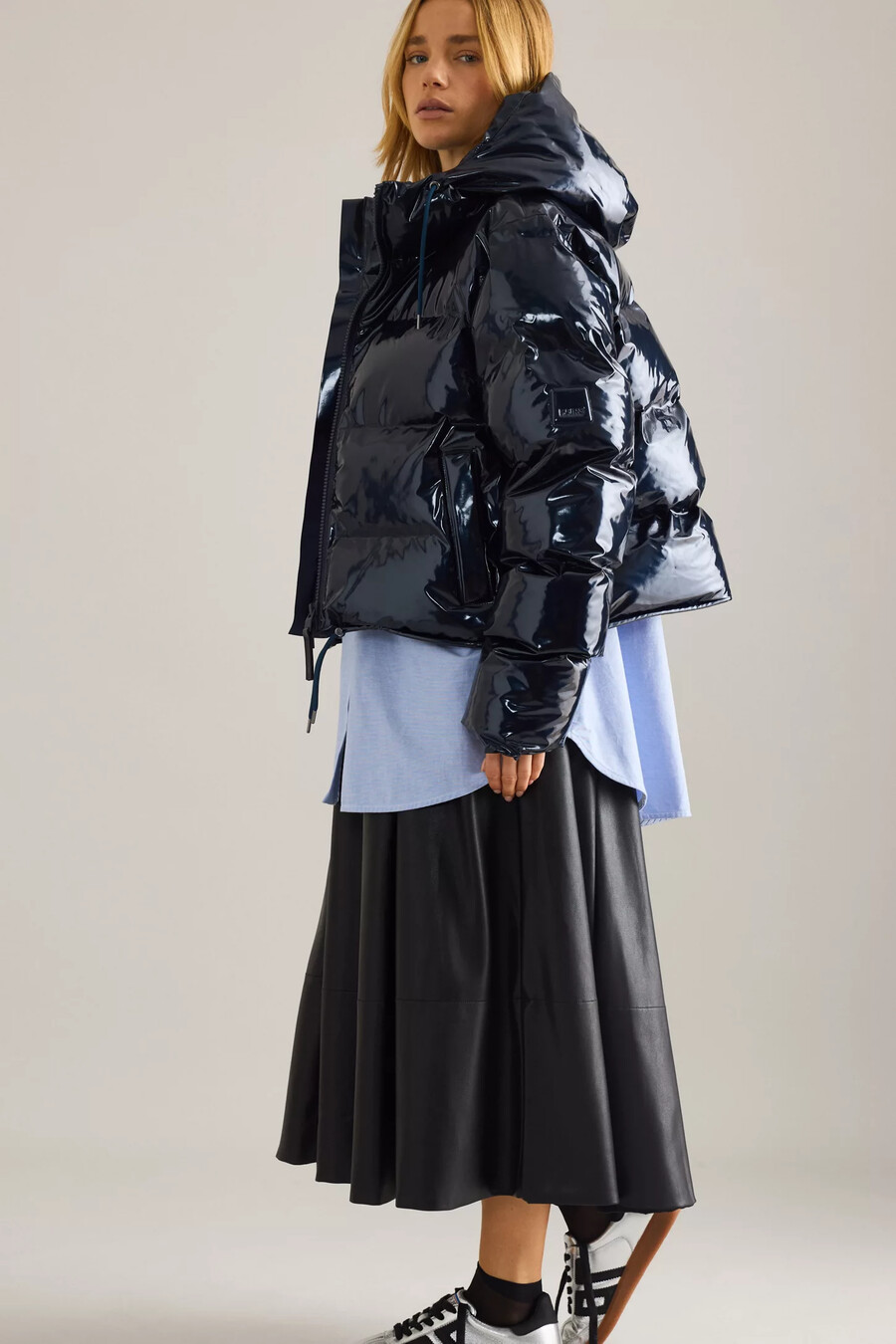 rains alta wasserdichte kurze steppjacke