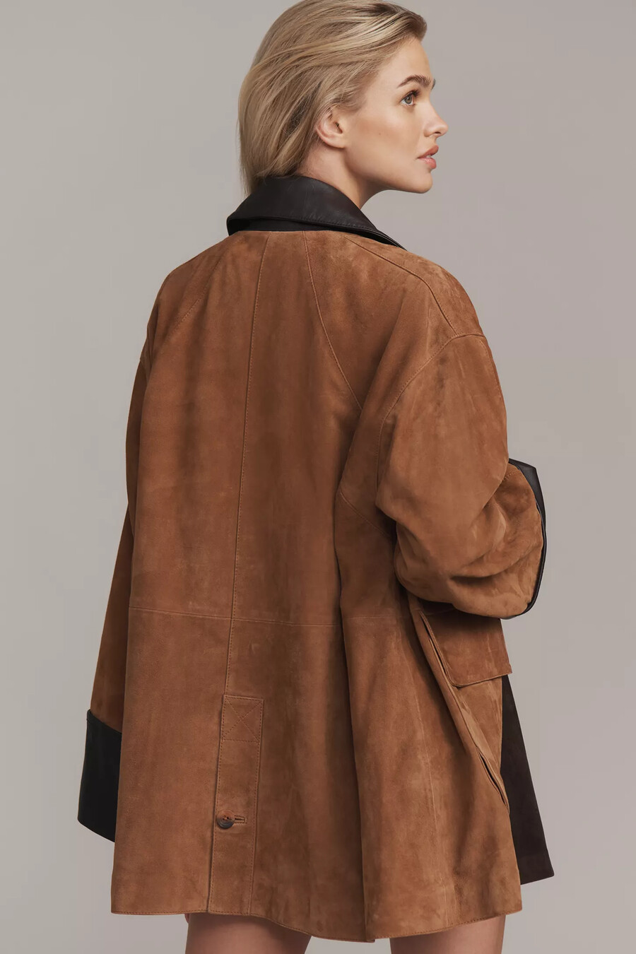 pilcro adelaide wildleder barn jacke