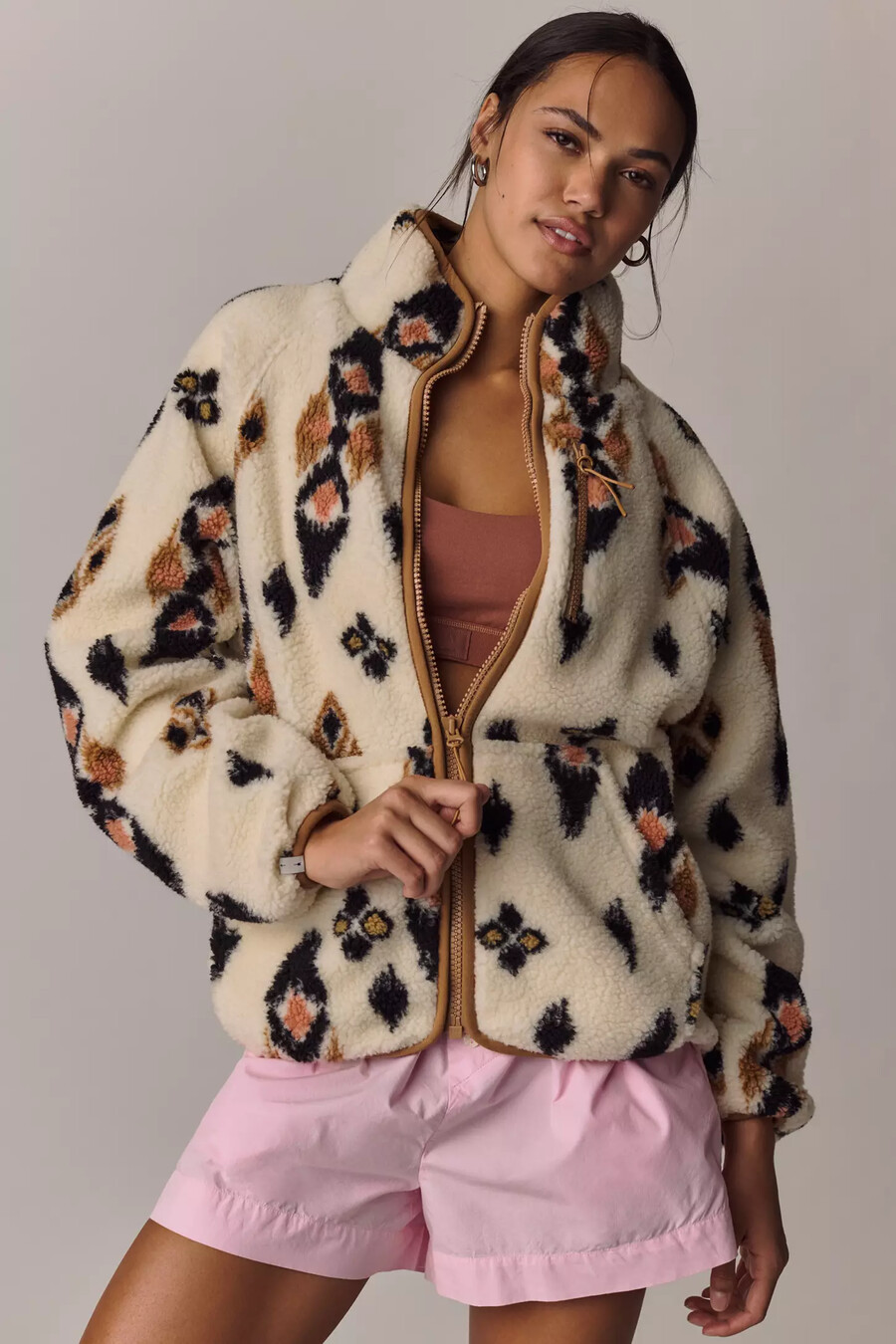 die upside totem harlow zip-through jacke