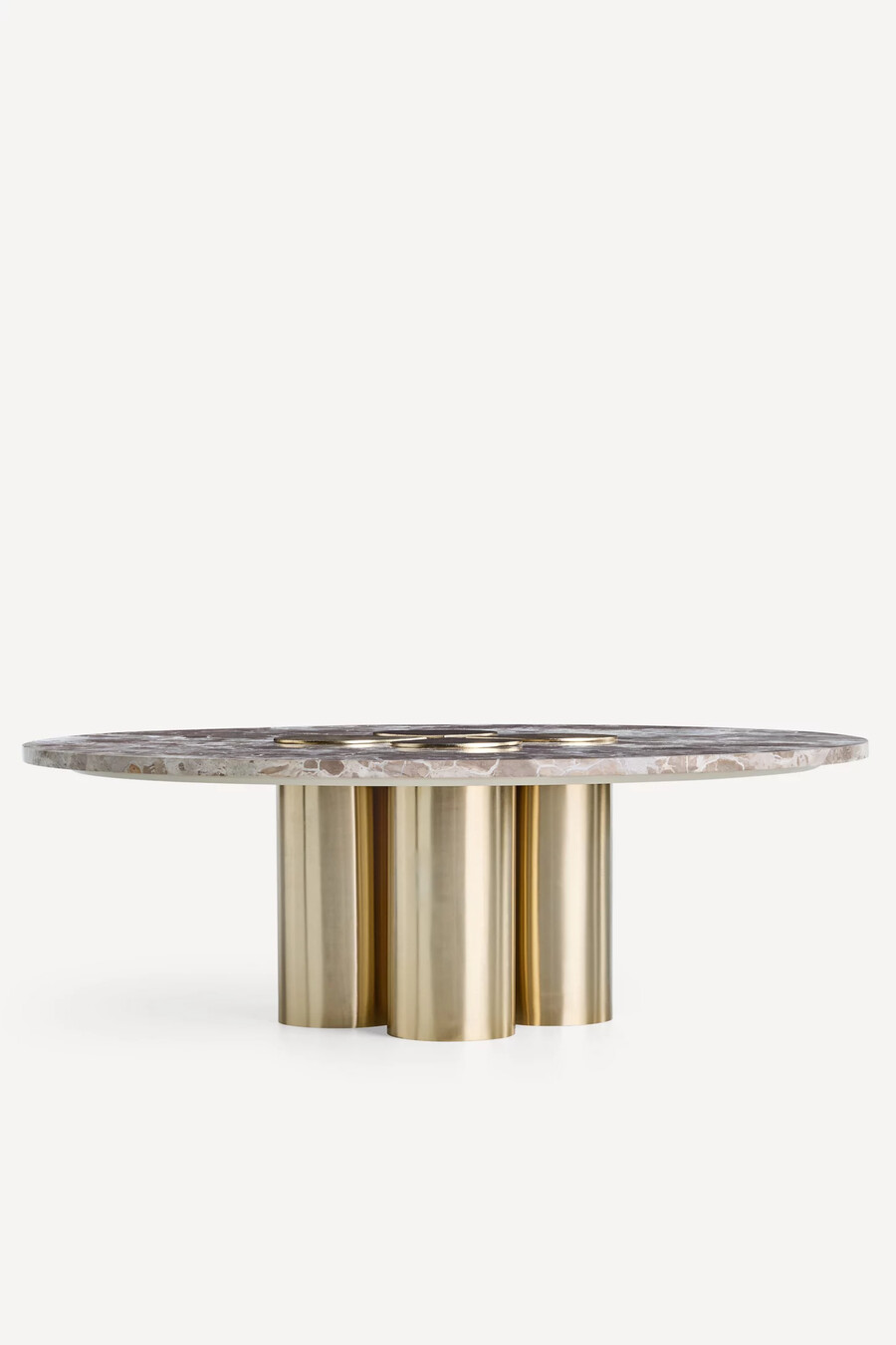 clover marmor-couchtisch