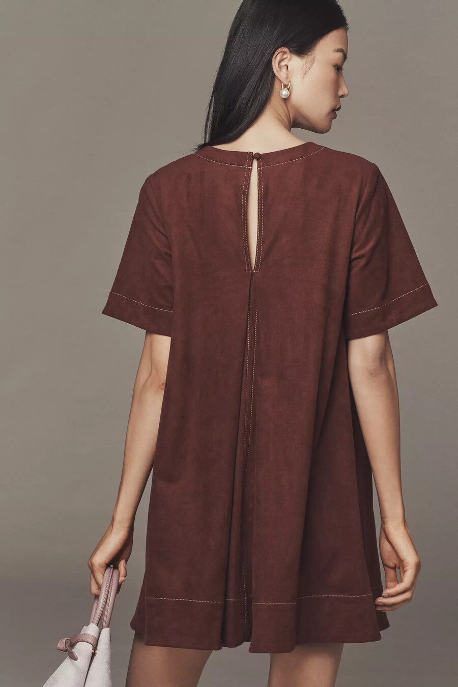 das emmy kurzarm-mini-swingkleid von maeve