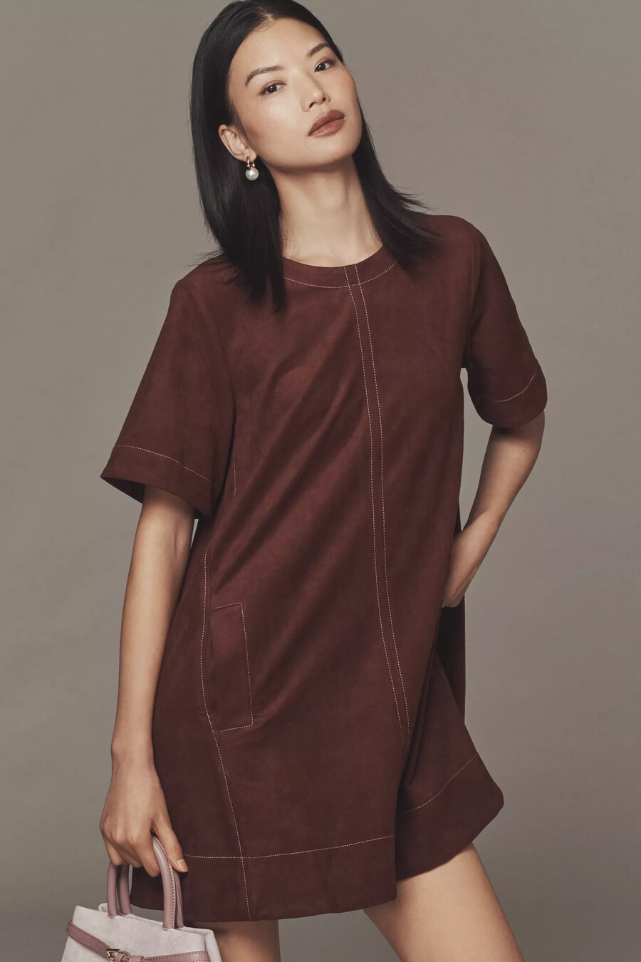 das emmy kurzarm-mini-swingkleid von maeve
