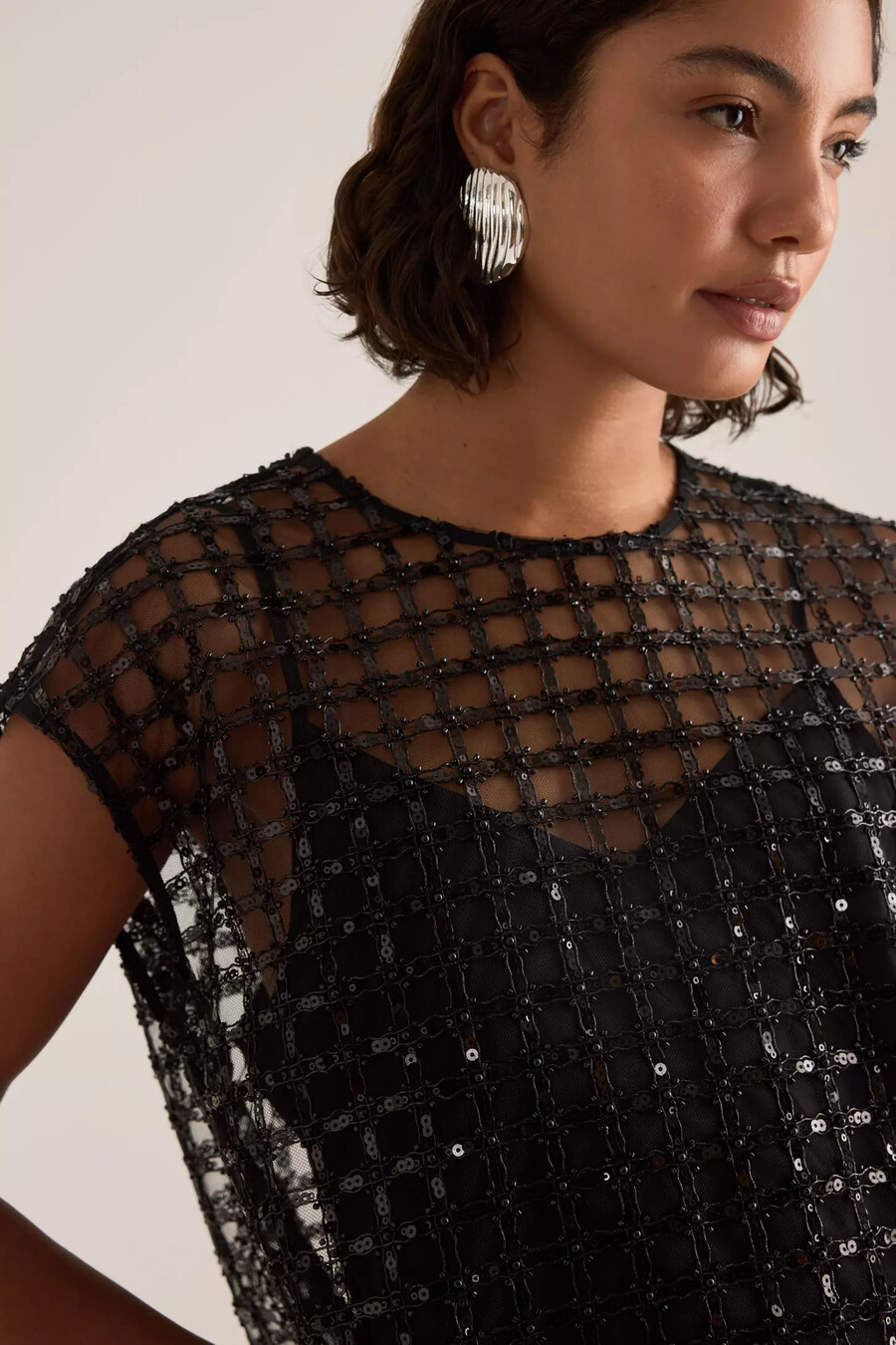 ausgewähltes pailletten-minikleid von laren