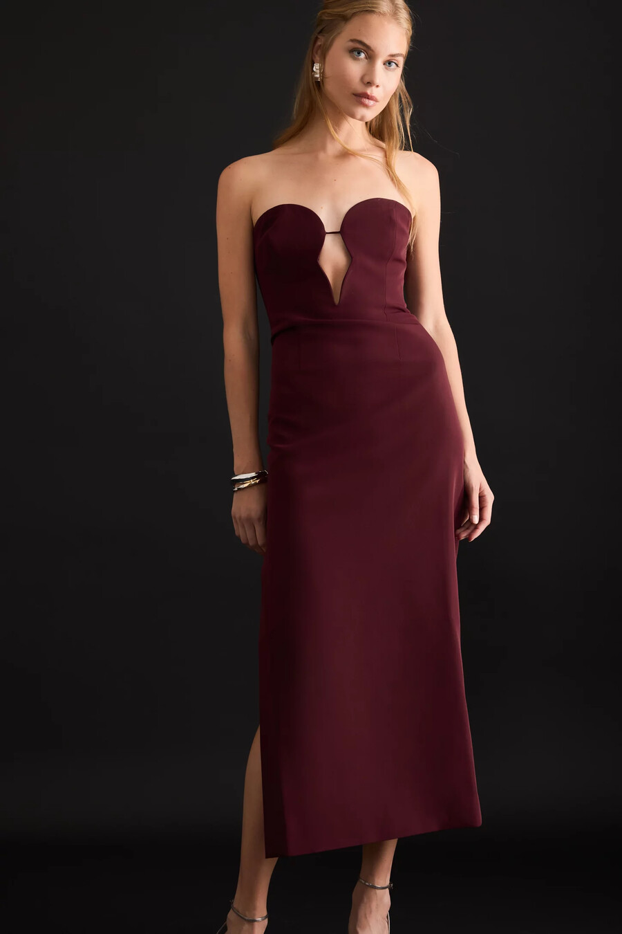 bardot eleni midikleid