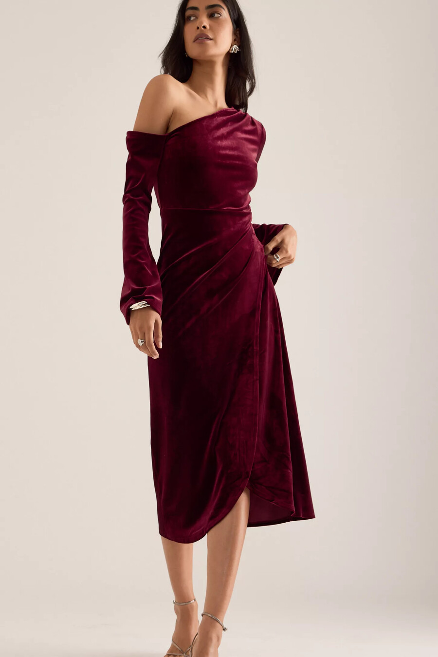 nobodys child jungfrau samt asymmetrisches midikleid