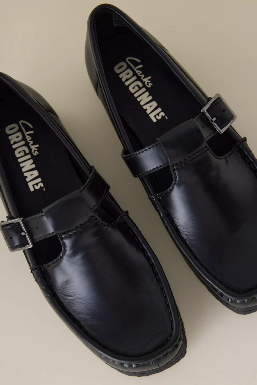 clarks originals wallabee t-bar loafer