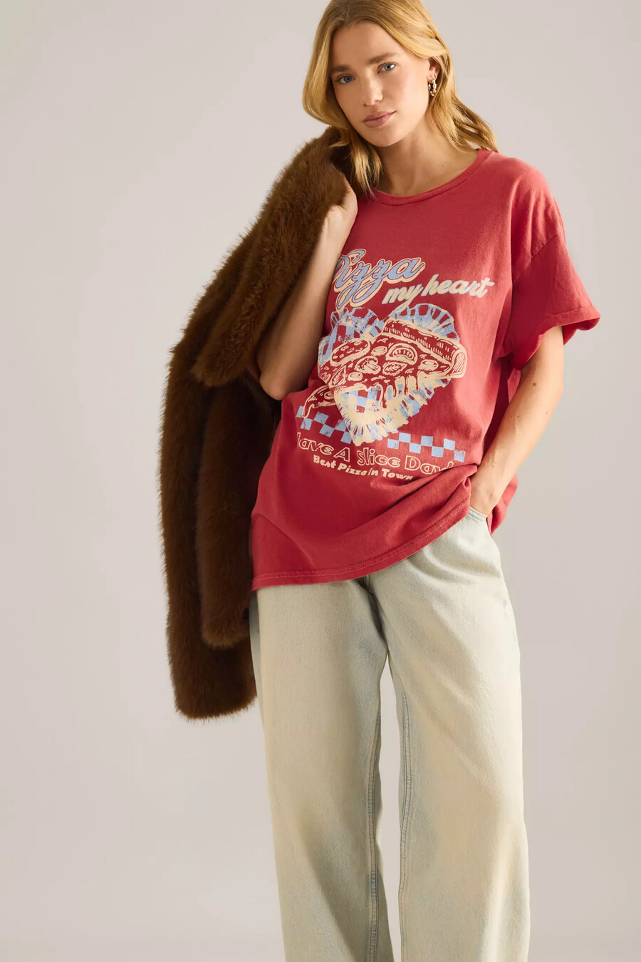 anthropologie pizza my heart grafik-freund-t-shirt
