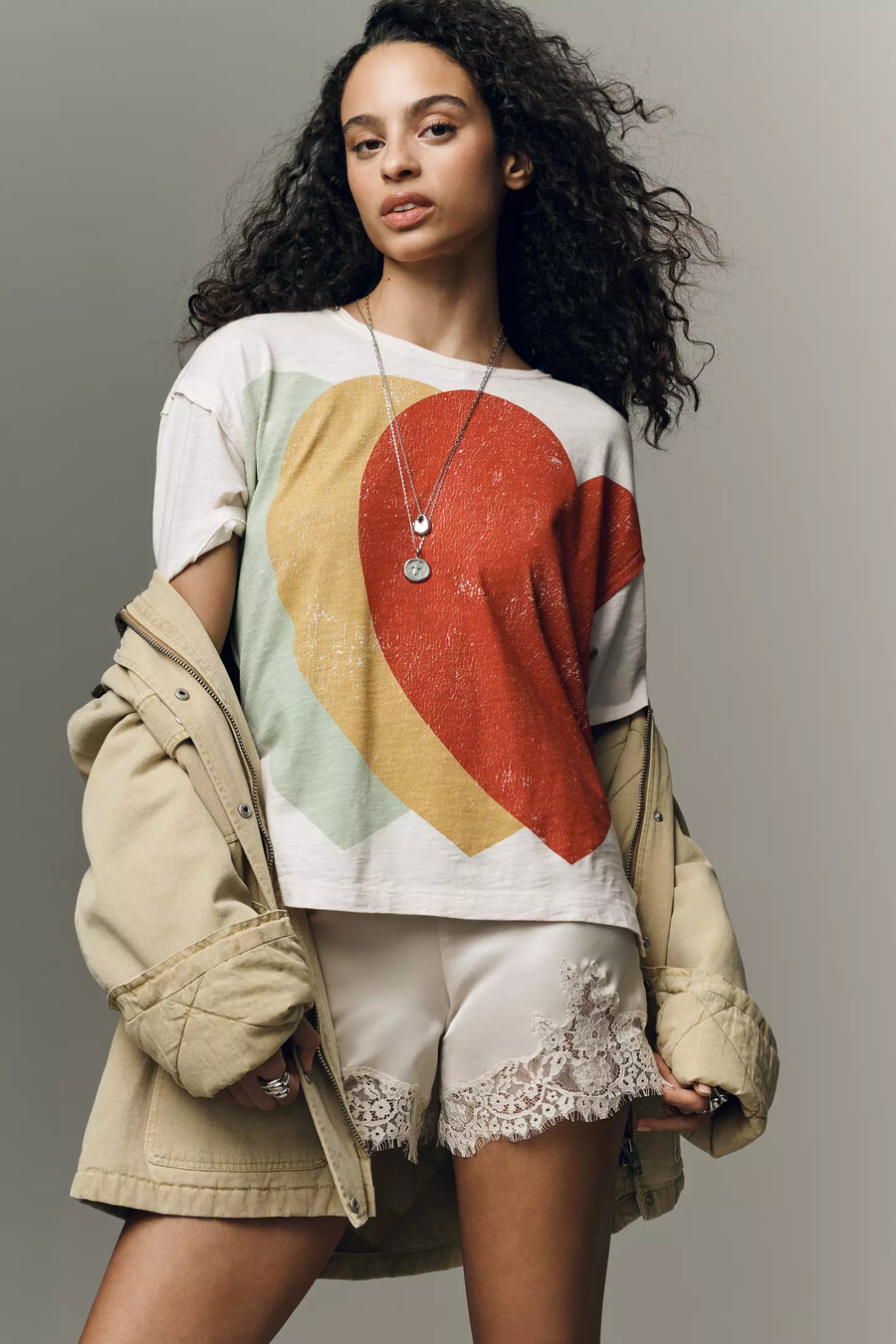 pilcro graphic heart t-shirt