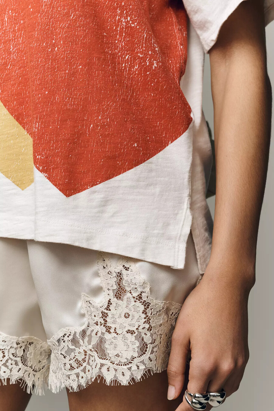 pilcro graphic heart t-shirt