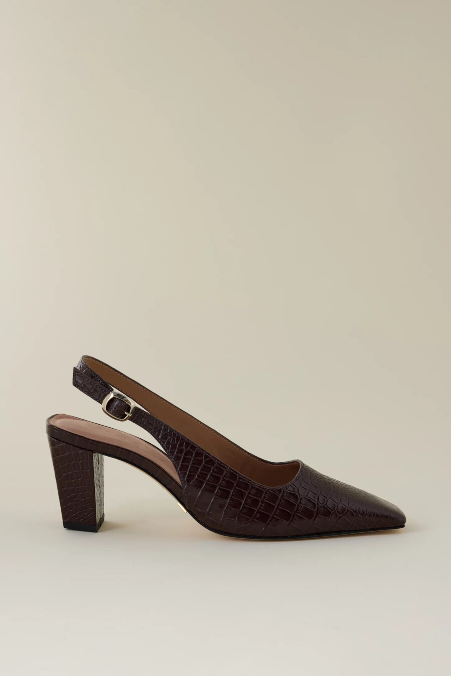 vicenza slingback-pumps mit eckiger spitze