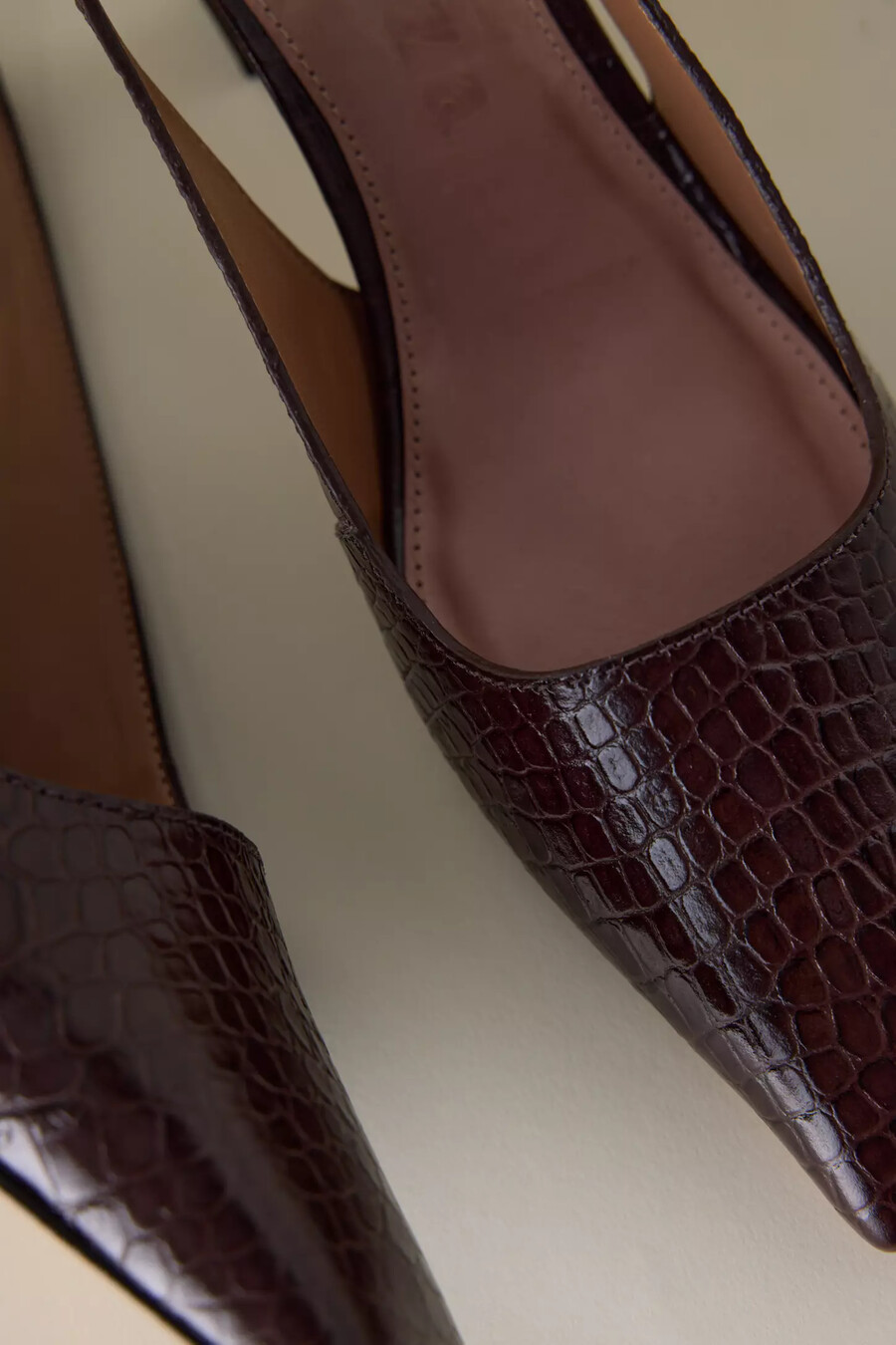 vicenza slingback-pumps mit eckiger spitze