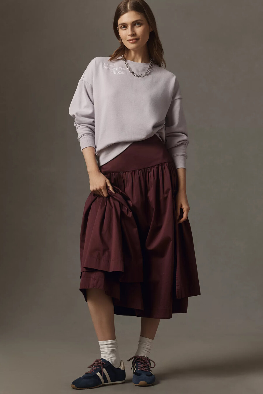 maeve x laetitia rouget besticktes sweatshirt